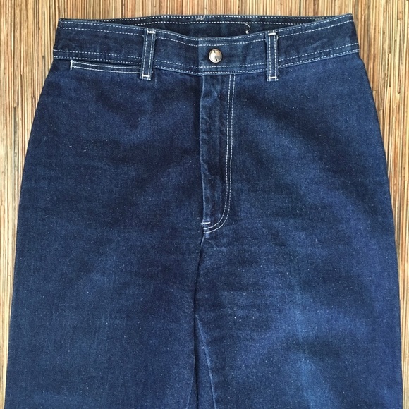 Vintage Pizzazz Jeans Womens 8 Dark Wash Slimming - Picture 5 of 12